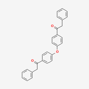 B1599282 2-Phenyl-1-[4-[4-(2-phenylacetyl)phenoxy]phenyl]ethanone CAS No. 51930-25-7