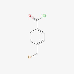 molecular formula C8H6BrClO B1599285 4-(溴甲基)苯甲酰氯 CAS No. 52780-16-2