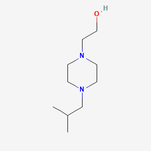 molecular formula C10H22N2O B1599289 2-(4-异丁基哌嗪-1-基)乙醇 CAS No. 34581-19-6