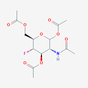 molecular formula C₁₄H₂₀FNO₈ B015993 2-乙酰氨基-1,3,6-三-O-乙酰-2,4-二脱氧-4-氟-D-吡喃葡萄糖 CAS No. 116049-57-1