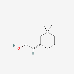 molecular formula C10H18O B1599304 (Z)-2-(3,3-Dimethylcyclohexylidene)ethanol CAS No. 26532-23-0