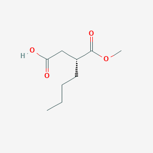 molecular formula C9H16O4 B1599310 (R)-2-Butylsuccinic acid-1-methyl ester CAS No. 850411-21-1
