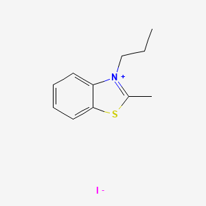 molecular formula C11H14INS B1599326 2-甲基-3-丙基苯并噻唑碘化物 CAS No. 60126-29-6