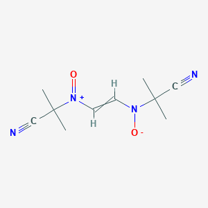molecular formula C10H14N4O2 B1599331 2,7-Dicyano-2,7-dimethyl-3,6-diazaocta-3,5-dien-3,6-dioxide CAS No. 257869-89-9