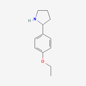 B1599349 2-(4-Ethoxyphenyl)pyrrolidine CAS No. 383127-28-4