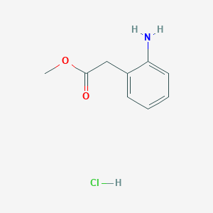 molecular formula C9H12ClNO2 B1599374 2-(2-氨基苯基)乙酸甲酯盐酸盐 CAS No. 49851-36-7