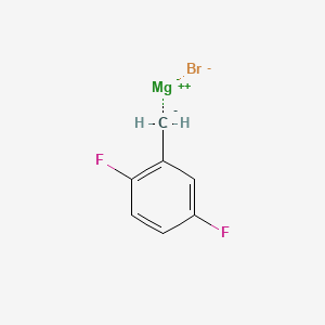 molecular formula C7H5BrF2Mg B1599377 2,5-Difluorobenzylmagnesium bromide CAS No. 522651-57-6