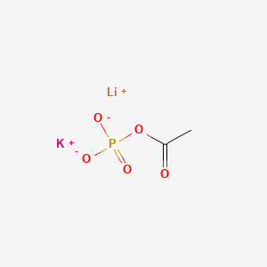 molecular formula C2H3KLiO5P B1599378 乙酰磷酸锂钾 CAS No. 94249-01-1