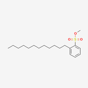 molecular formula C19H32O3S B1599383 Methyl dodecylbenzenesulphonate CAS No. 52319-06-9