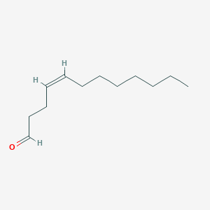 molecular formula C12H22O B1599386 (Z)-4-十二烯醛 CAS No. 21944-98-9