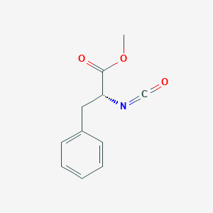 molecular formula C11H11NO3 B1599396 Methyl (R)-(+)-2-isocyanato-3-phenylpropionate CAS No. 361456-36-2