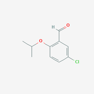 molecular formula C10H11ClO2 B1599407 5-氯-2-异丙氧基苯甲醛 CAS No. 28396-34-1