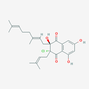 molecular formula C25H31ClO5 B159941 萘甲戊林 CAS No. 135529-33-8