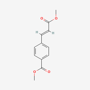 molecular formula C12H12O4 B1599415 4-(3-甲氧基-3-氧代丙-1-烯-1-基)苯甲酸甲酯 CAS No. 20883-94-7