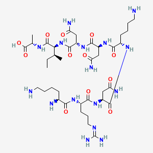 molecular formula C39H72N16O12 B1599419 Glicentin (62-69) CAS No. 81117-26-2