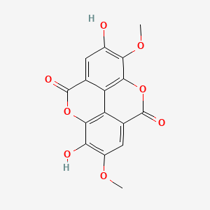 molecular formula C16H10O8 B1599420 3,4'-Di-O-methylellagic acid CAS No. 57499-59-9