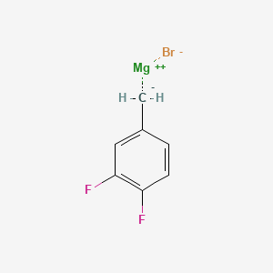 molecular formula C7H5BrF2Mg B1599423 3,4-Difluorobenzylmagnesium bromide CAS No. 738580-43-3