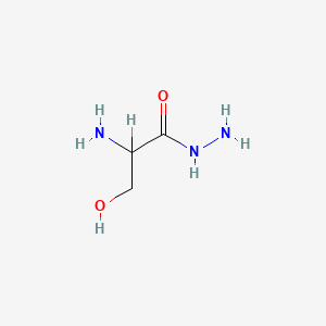 molecular formula C3H9N3O2 B1599439 2-氨基-3-羟基丙烷肼 CAS No. 64616-76-8