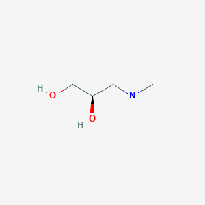 molecular formula C5H13NO2 B1599450 (R)-3-(二甲氨基)丙烷-1,2-二醇 CAS No. 666234-81-7