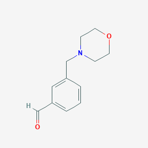 molecular formula C12H15NO2 B1599462 3-(Morpholinomethyl)benzaldehyde CAS No. 446866-83-7