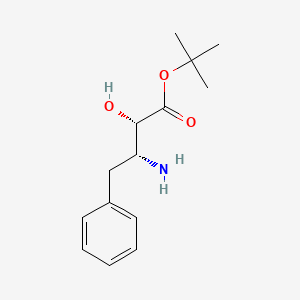 molecular formula C14H21NO3 B1599472 tert-butyl (2S,3R)-3-amino-2-hydroxy-4-phenylbutanoate CAS No. 204587-95-1