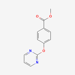 molecular formula C12H10N2O3 B1599482 4-(嘧啶-2-氧基)苯甲酸甲酯 CAS No. 1090587-89-5