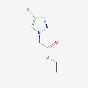 molecular formula C7H9BrN2O2 B1599485 乙酸2-(4-溴-1H-吡唑-1-基)乙酯 CAS No. 82231-58-1