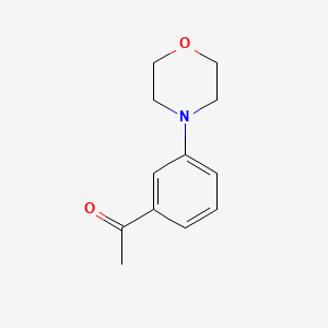molecular formula C12H15NO2 B1599524 1-(3-Morpholin-4-ylphenyl)ethanone CAS No. 59695-23-7