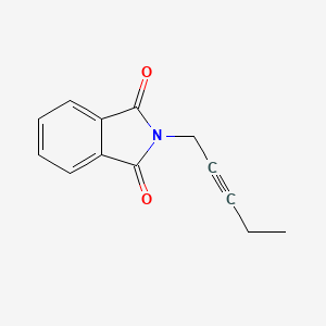 molecular formula C13H11NO2 B1599533 N-(2-戊炔基)邻苯二甲酰亚胺 CAS No. 339310-24-6