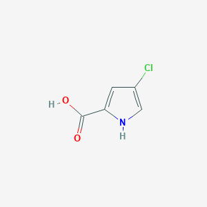 molecular formula C5H4ClNO2 B1599566 4-氯-1H-吡咯-2-甲酸 CAS No. 27746-03-8