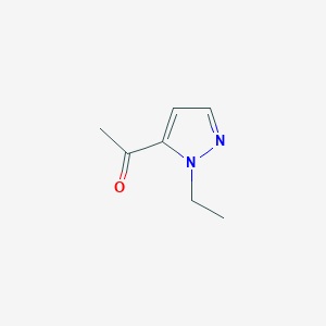 molecular formula C7H10N2O B1599575 1-(1-乙基-1H-吡唑-5-基)乙酮 CAS No. 946655-79-4