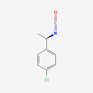 molecular formula C9H8ClNO B1599576 (R)-(+)-1-(4-Chlorophenyl)ethyl isocyanate CAS No. 745783-71-5