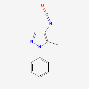 molecular formula C11H9N3O B1599581 4-异氰酸酯-5-甲基-1-苯基-1H-吡唑 CAS No. 799283-97-9