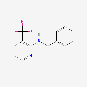 molecular formula C13H11F3N2 B1599583 N-苄基-3-(三氟甲基)吡啶-2-胺 CAS No. 886501-07-1