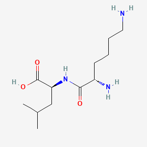molecular formula C12H25N3O3 B1599586 赖氨酸-亮氨酸 CAS No. 7369-79-1