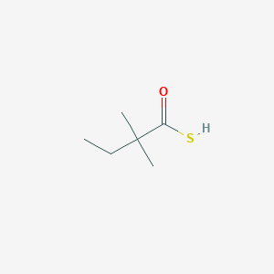 molecular formula C6H12OS B1599590 2,2-dimethylbutanethioic S-acid CAS No. 75678-47-6