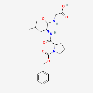 molecular formula C21H29N3O6 B1599599 Z-脯-亮-甘-OH CAS No. 7801-38-9