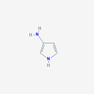 molecular formula C4H6N2 B1599606 1H-吡咯-3-胺 CAS No. 29212-49-5