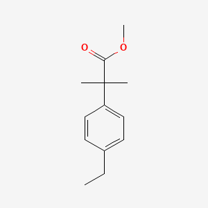molecular formula C13H18O2 B1599616 甲基2-(4-乙基苯基)-2-甲基丙酸酯 CAS No. 698394-59-1