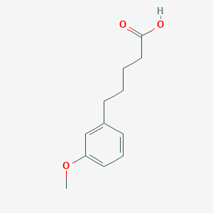 molecular formula C12H16O3 B1599622 5-(3-甲氧基苯基)戊酸 CAS No. 6500-64-7