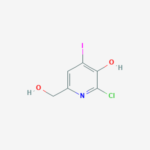 molecular formula C6H5ClINO2 B1599627 2-氯-6-(羟甲基)-4-碘-3-吡啶醇 CAS No. 208519-37-3