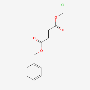 molecular formula C12H13ClO4 B1599629 苄基(甲氧羰甲基)琥珀酸酯 CAS No. 143869-67-4