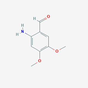 molecular formula C9H11NO3 B1599635 2-氨基-4,5-二甲氧基苯甲醛 CAS No. 22608-87-3