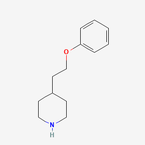 molecular formula C13H19NO B1599640 4-(2-苯氧基乙基)哌啶 CAS No. 347873-67-0