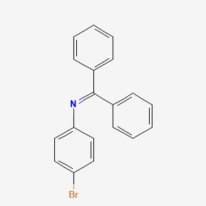 molecular formula C19H14BrN B1599647 N-二苯甲亚基-4-溴苯胺 CAS No. 53847-33-9