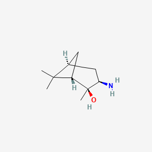 B1599655 (1S,2S,3R,5S)-3-Amino-2,6,6-trimethylbicyclo[3.1.1]heptan-2-OL CAS No. 69363-09-3