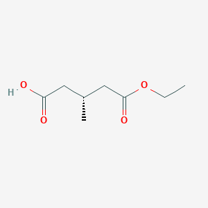 molecular formula C8H14O4 B1599656 (R)-1-乙基氢 3-甲基戊二酸 CAS No. 72594-19-5
