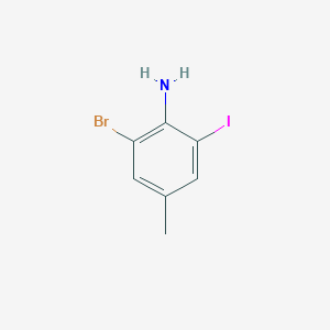 molecular formula C7H7BrIN B1599670 2-Bromo-6-iodo-4-methylaniline CAS No. 289038-12-6