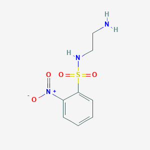 molecular formula C8H11N3O4S B1599675 N-(2-氨基乙基)-2-硝基苯磺酰胺 CAS No. 83019-91-4