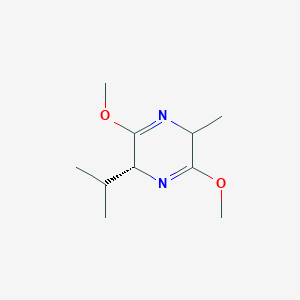 B1599679 (R)-(-)-2,5-dihydro-3,6-dimethoxy-2-isopropyl-5-methylpyrazine CAS No. 207923-14-6